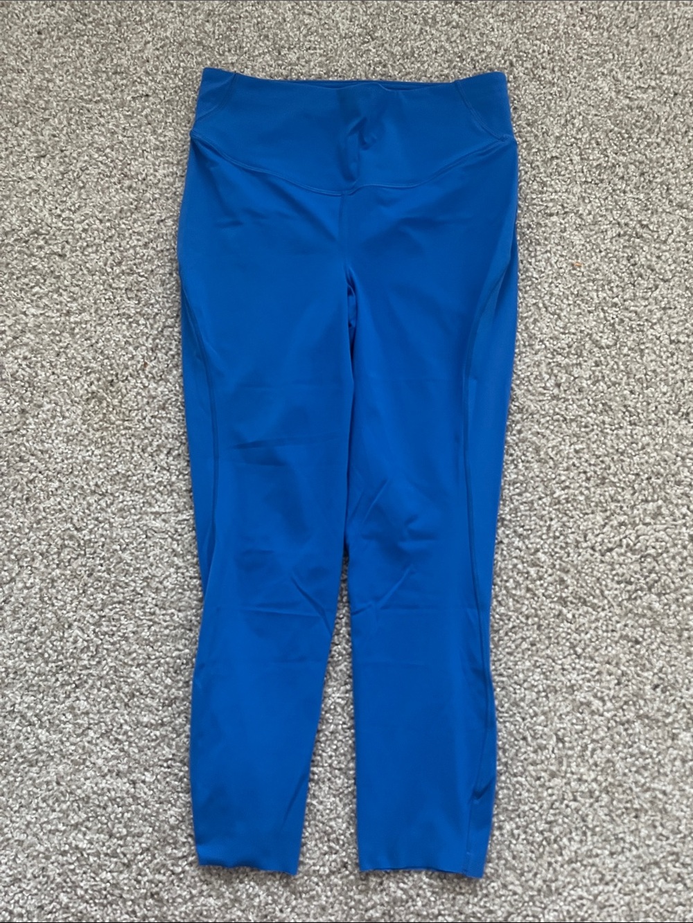 Lululemon Symphony Blue Base Pace HR Crop 23" Size 8